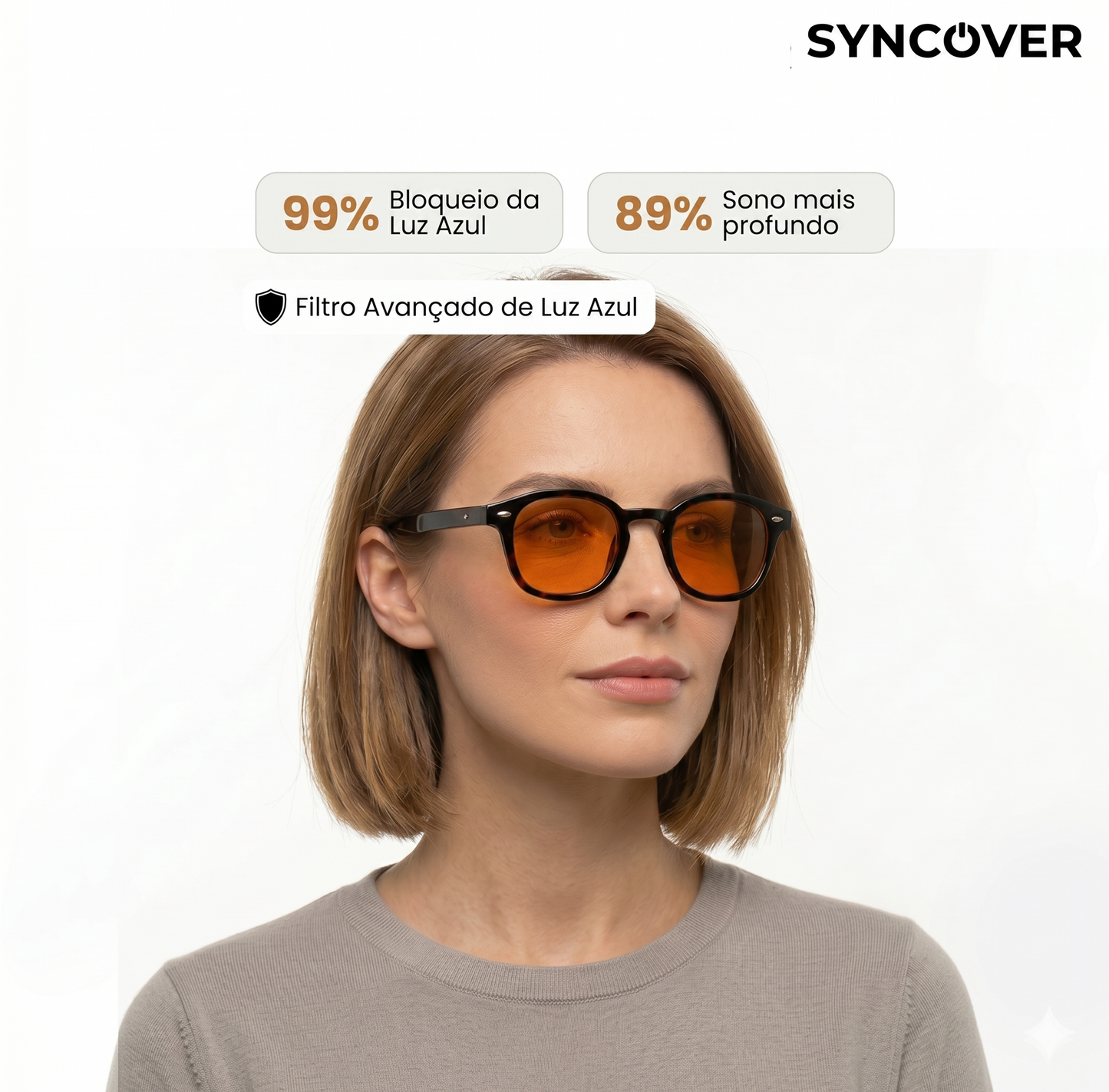 Oculos de Proteção Luz Azul - Syncover